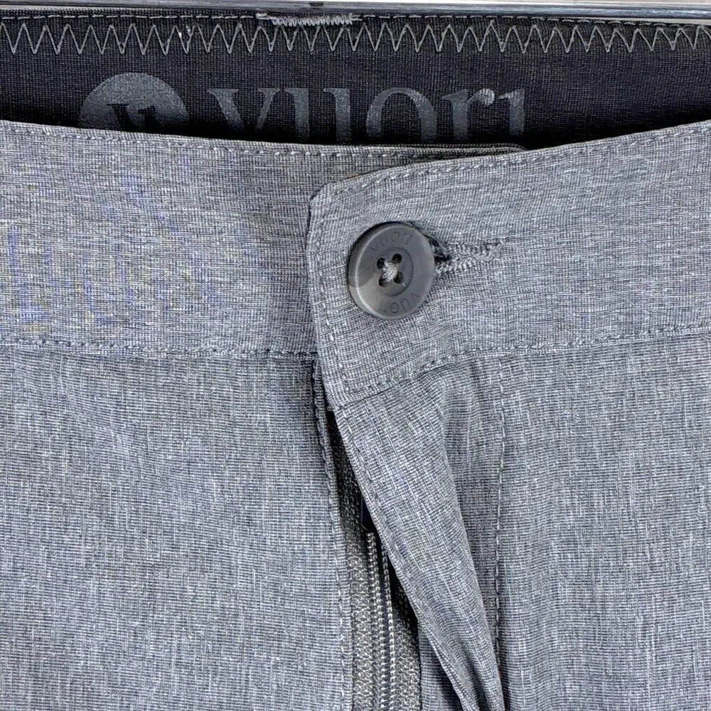 Vuori Pants Mens 32 Gray Aim Chino Performance Preppy Travel Golf Summer
